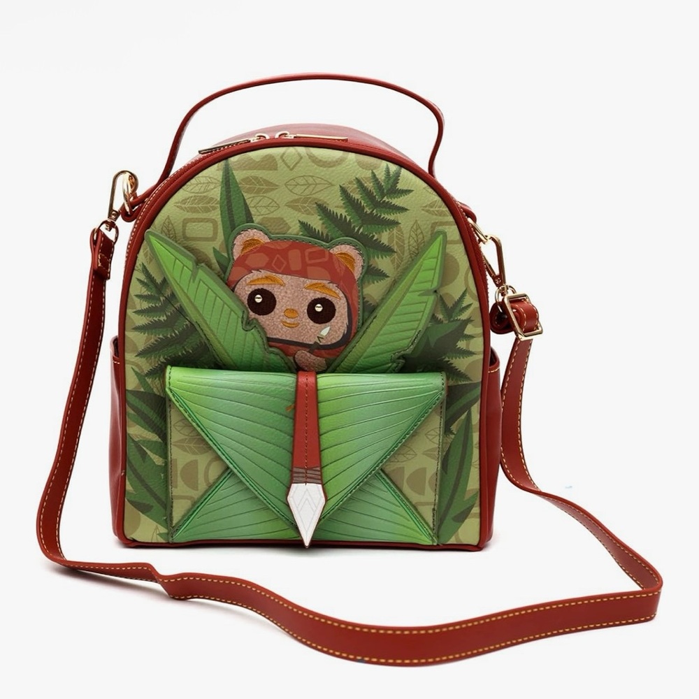 Star Wars x Danielle Nicole Ewok Endor Mini Backpack or Crossbody - Picture 4 of 14